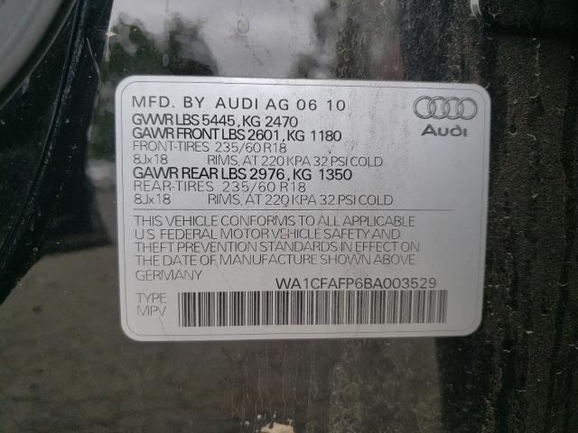 Photo 9 VIN: WA1CFAFP6BA003529 - AUDI Q5 PREMIUM 