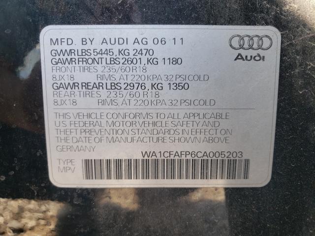 Photo 9 VIN: WA1CFAFP6CA005203 - AUDI Q5 PREMIUM 