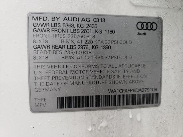 Photo 12 VIN: WA1CFAFP6DA079108 - AUDI Q5 