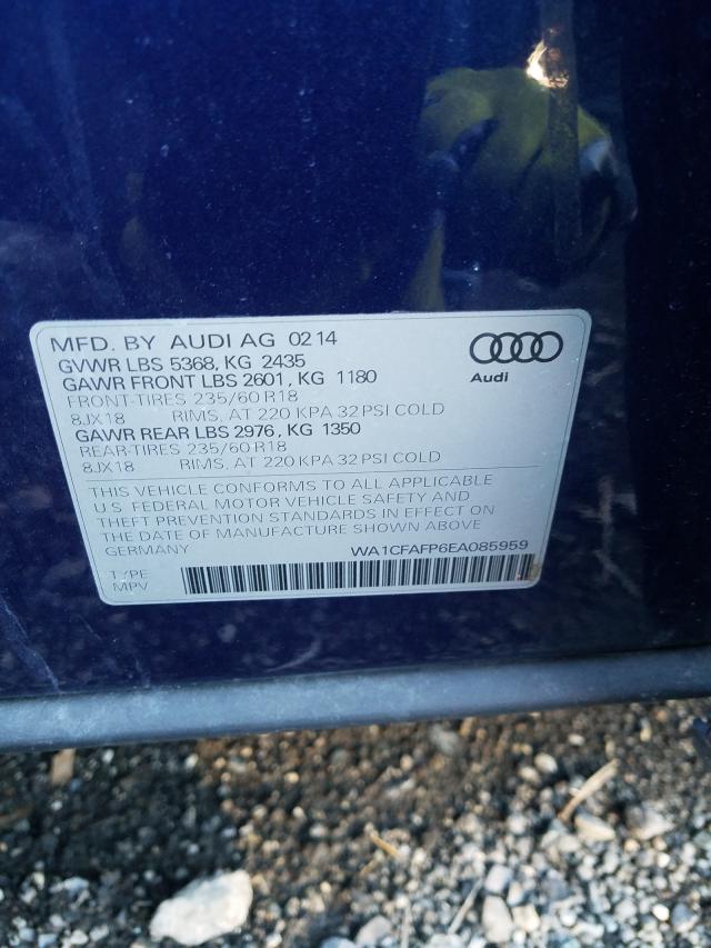 Photo 9 VIN: WA1CFAFP6EA085959 - AUDI Q5 PREMIUM 