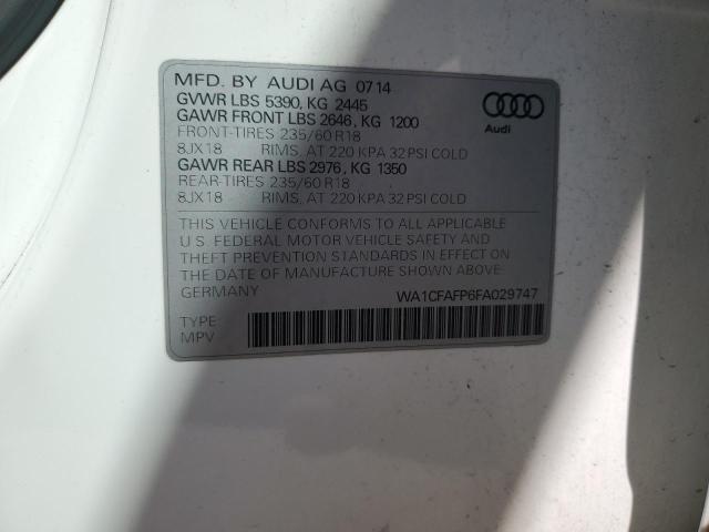 Photo 11 VIN: WA1CFAFP6FA029747 - AUDI Q5 