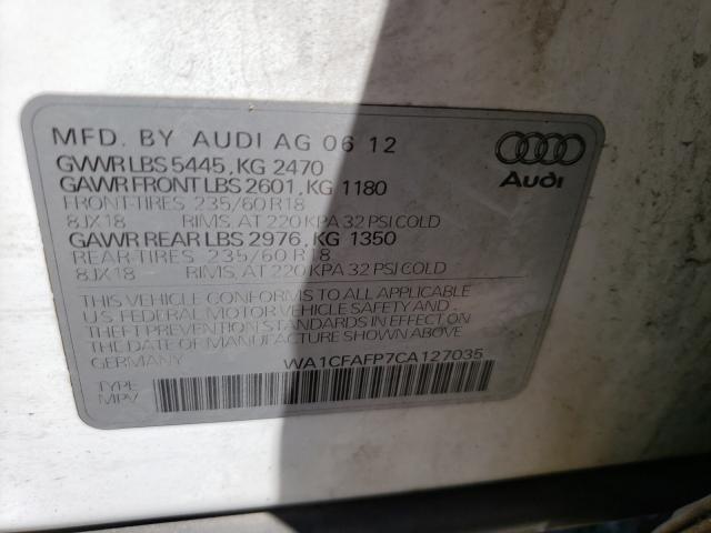 Photo 9 VIN: WA1CFAFP7CA127035 - AUDI Q5 PREMIUM 