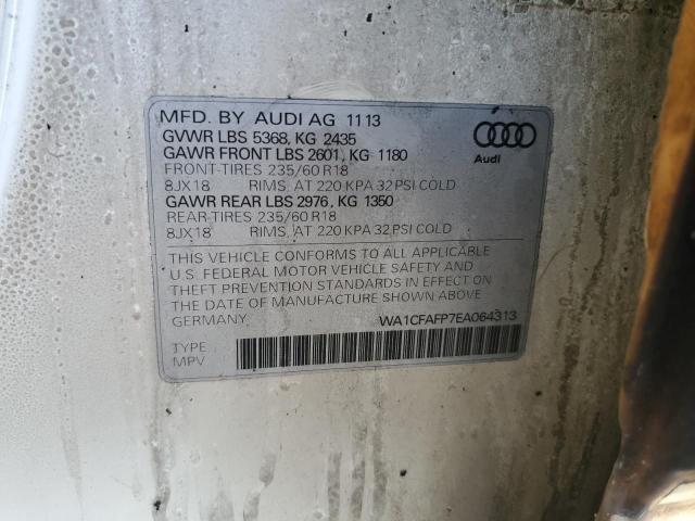 Photo 12 VIN: WA1CFAFP7EA064313 - AUDI Q5 PREMIUM 