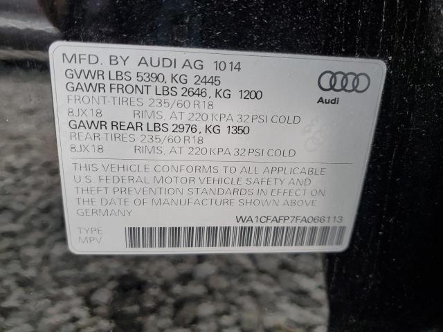 Photo 12 VIN: WA1CFAFP7FA066113 - AUDI Q5 PREMIUM 