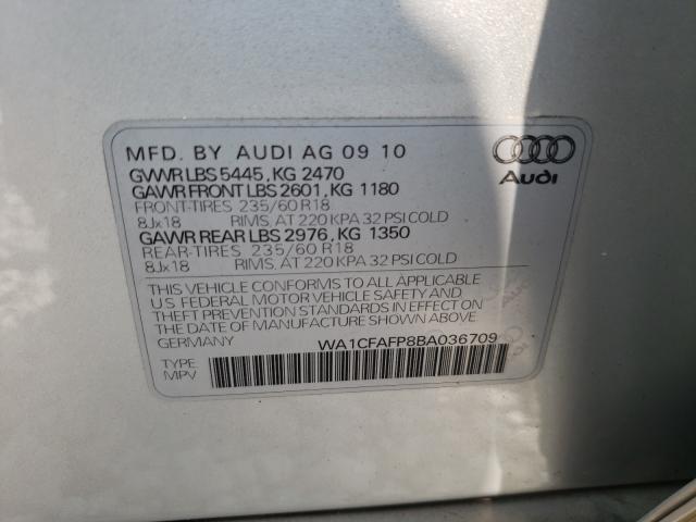 Photo 9 VIN: WA1CFAFP8BA036709 - AUDI Q5 PREMIUM 