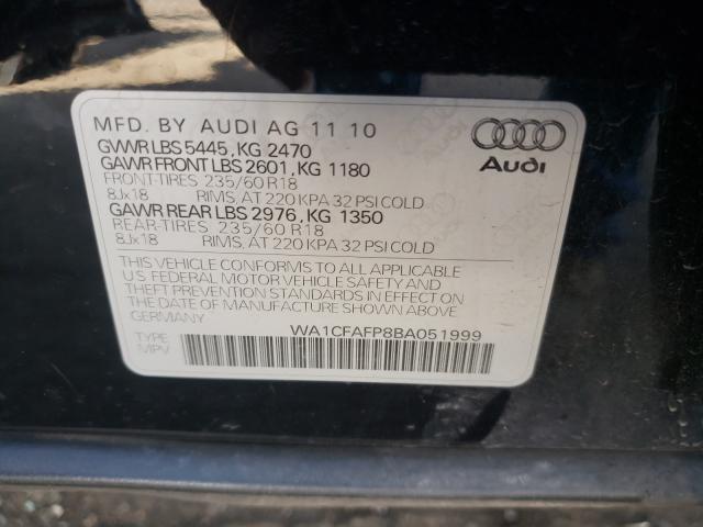 Photo 9 VIN: WA1CFAFP8BA051999 - AUDI Q5 