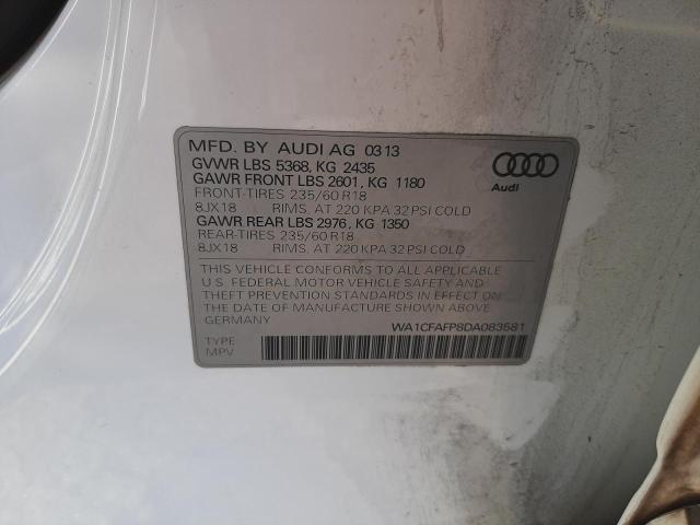 Photo 11 VIN: WA1CFAFP8DA083581 - AUDI Q5 PREMIUM 