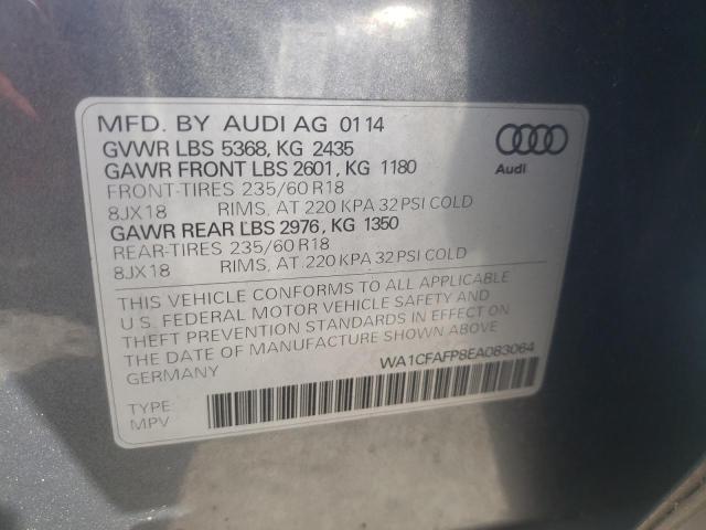 Photo 9 VIN: WA1CFAFP8EA083064 - AUDI Q5 PREMIUM 