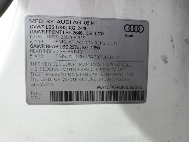 Photo 12 VIN: WA1CFAFP8FA032245 - AUDI Q5 PREMIUM 