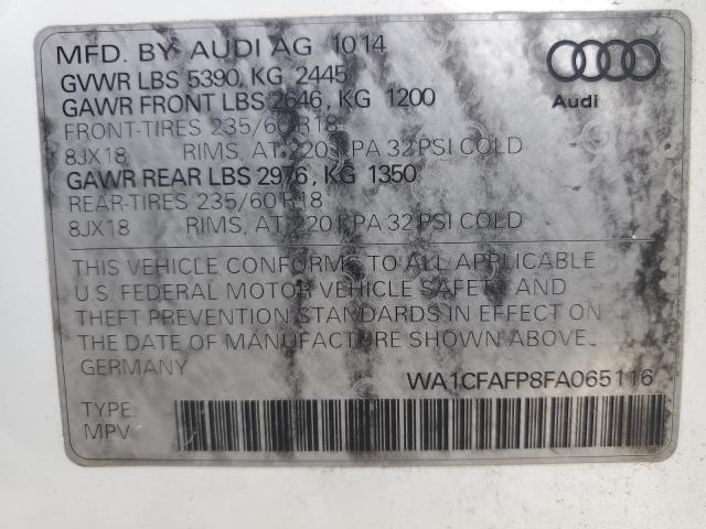 Photo 12 VIN: WA1CFAFP8FA065116 - AUDI Q5 