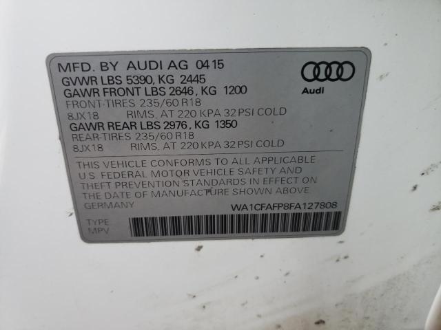 Photo 13 VIN: WA1CFAFP8FA127808 - AUDI Q5 PREMIUM 