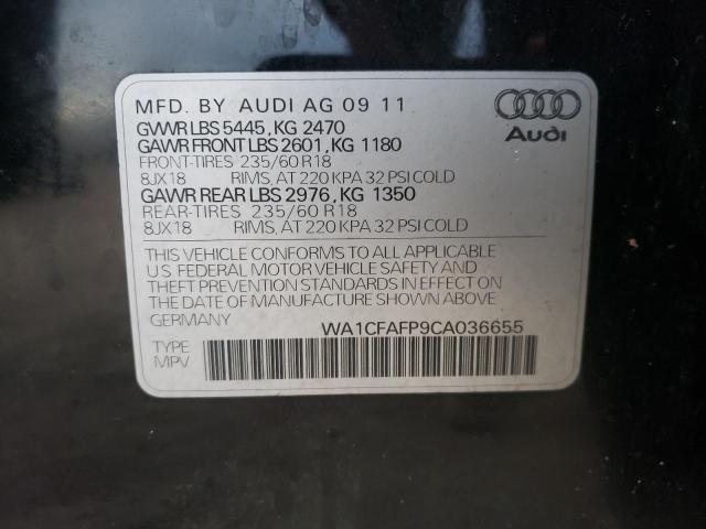 Photo 9 VIN: WA1CFAFP9CA036655 - AUDI Q5 PREMIUM 