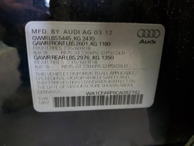 Photo 13 VIN: WA1CFAFP9CA092742 - AUDI Q5 PREMIUM 