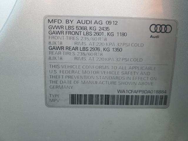 Photo 11 VIN: WA1CFAFP9DA018884 - AUDI Q5 