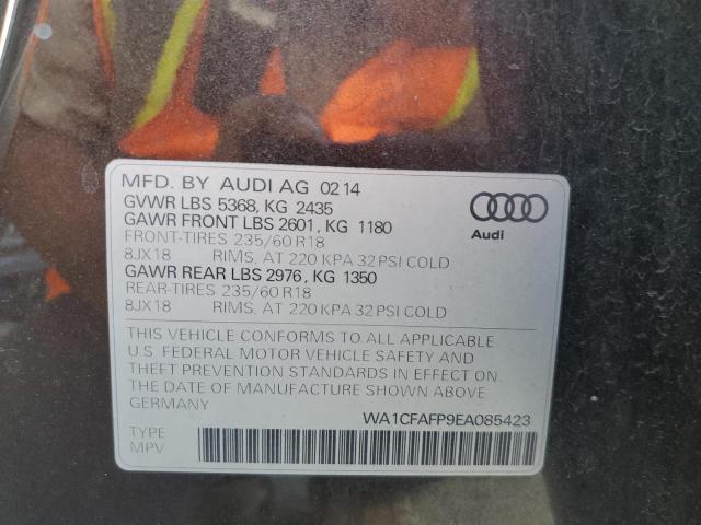 Photo 11 VIN: WA1CFAFP9EA085423 - AUDI Q5 PREMIUM 