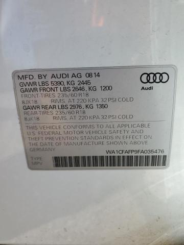 Photo 12 VIN: WA1CFAFP9FA035476 - AUDI Q5 