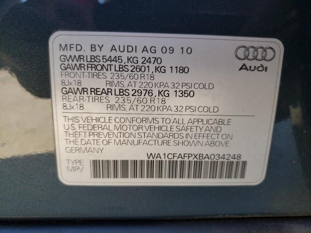 Photo 11 VIN: WA1CFAFPXBA034248 - AUDI Q5 