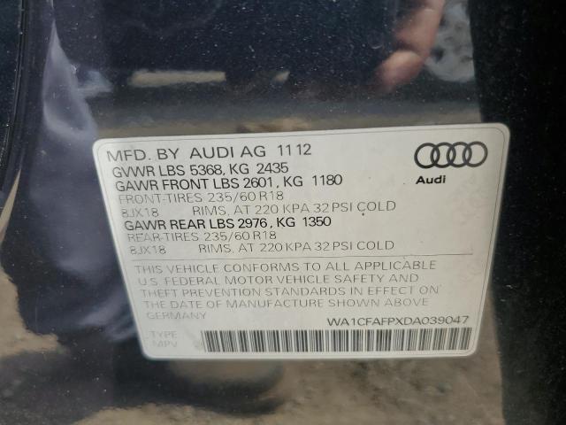 Photo 12 VIN: WA1CFAFPXDA039047 - AUDI Q5 PREMIUM 