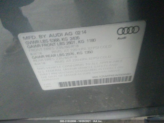 Photo 8 VIN: WA1CFAFPXEA090680 - AUDI Q5 