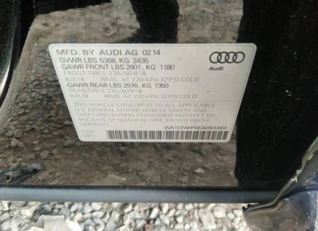 Photo 8 VIN: WA1CFAFPXEA093384 - AUDI Q5 