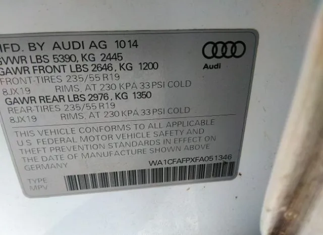 Photo 8 VIN: WA1CFAFPXFA051346 - AUDI Q5 