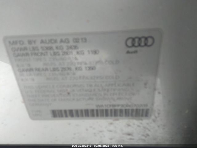 Photo 8 VIN: WA1CFBFP3DA070209 - AUDI Q5 