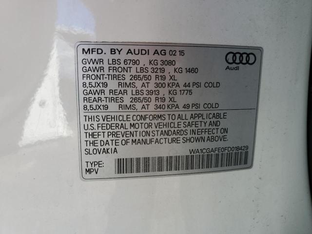 Photo 12 VIN: WA1CGAFE0FD018429 - AUDI Q7 