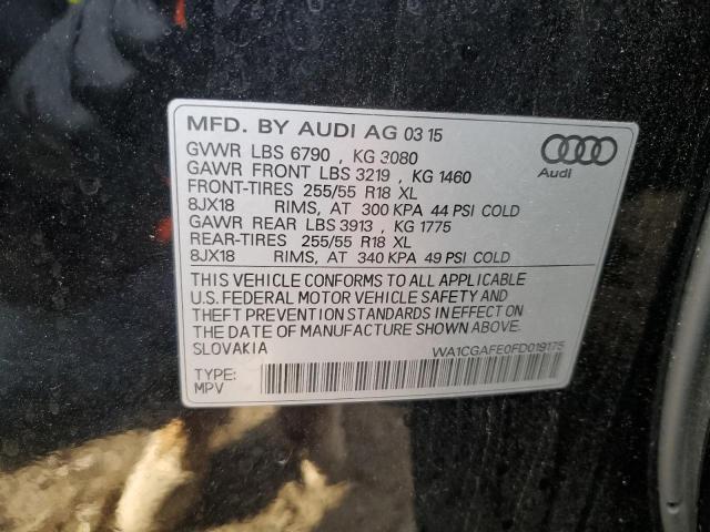 Photo 12 VIN: WA1CGAFE0FD019175 - AUDI Q7 