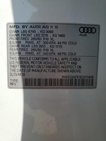 Photo 12 VIN: WA1CGAFE1ED011438 - AUDI Q7 