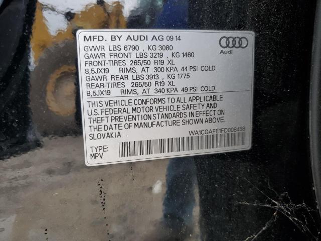 Photo 12 VIN: WA1CGAFE1FD008458 - AUDI Q7 PREMIUM 