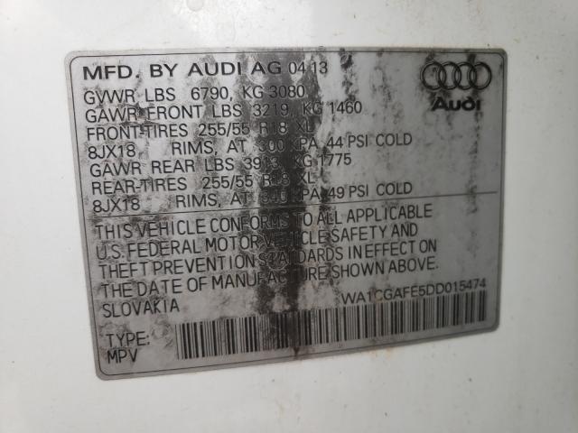 Photo 9 VIN: WA1CGAFE5DD015474 - AUDI Q7 PREMIUM 