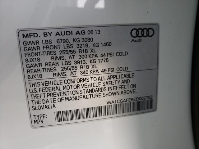 Photo 9 VIN: WA1CGAFE6ED002752 - AUDI Q7 PREMIUM 