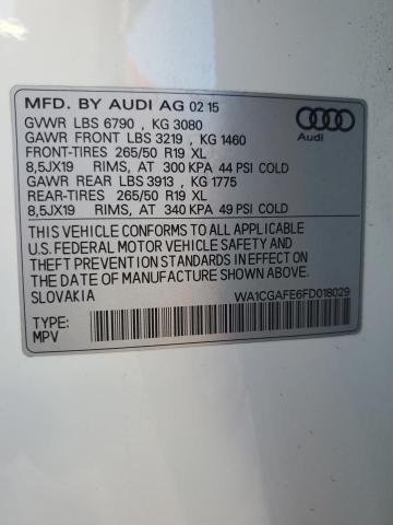 Photo 12 VIN: WA1CGAFE6FD018029 - AUDI Q7 