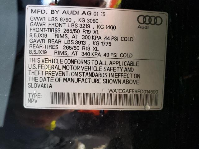 Photo 12 VIN: WA1CGAFE9FD014590 - AUDI Q7 PREMIUM 