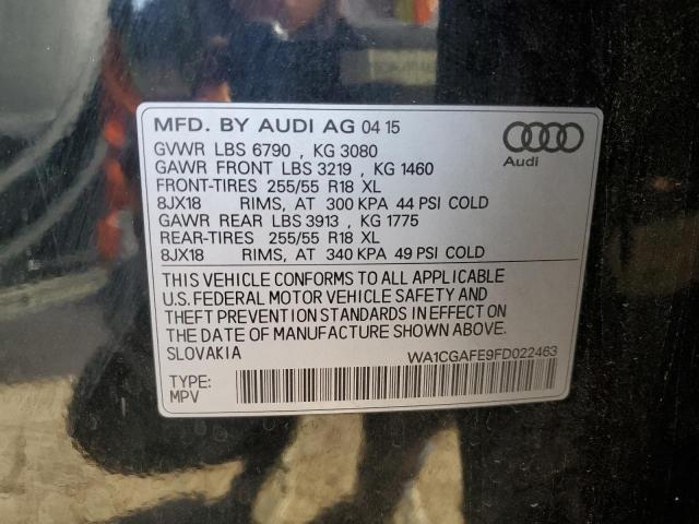 Photo 11 VIN: WA1CGAFE9FD022463 - AUDI Q7 