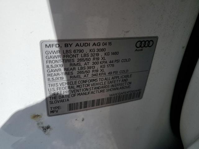 Photo 12 VIN: WA1CGAFEXFD024481 - AUDI Q7 PREMIUM 