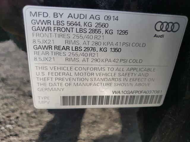 Photo 12 VIN: WA1CGAFP0FA037081 - AUDI SQ5 