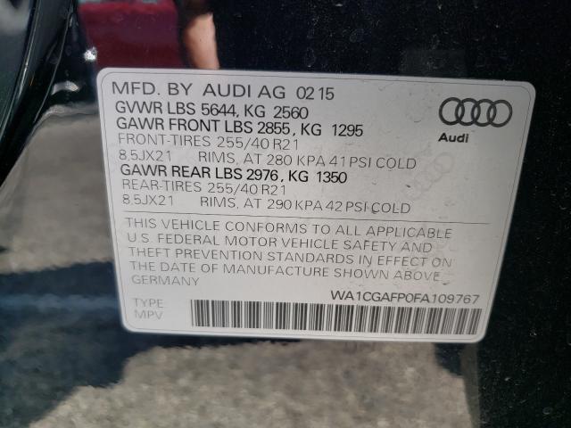 Photo 9 VIN: WA1CGAFP0FA109767 - AUDI SQ5 PREMIU 