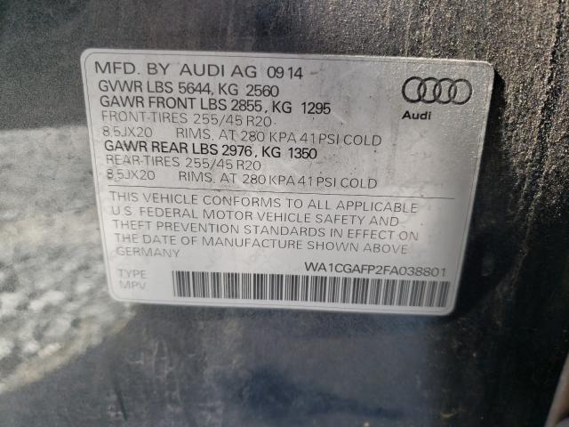 Photo 9 VIN: WA1CGAFP2FA038801 - AUDI SQ5 