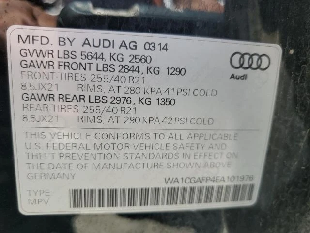 Photo 12 VIN: WA1CGAFP4EA101976 - AUDI SQ5 PREMIU 