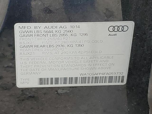 Photo 12 VIN: WA1CGAFP4FA059732 - AUDI SQ5 PREMIU 