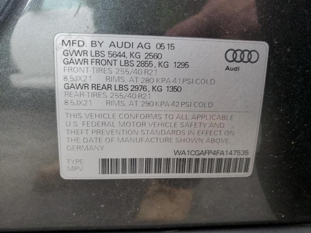 Photo 13 VIN: WA1CGAFP4FA147535 - AUDI SQ5 