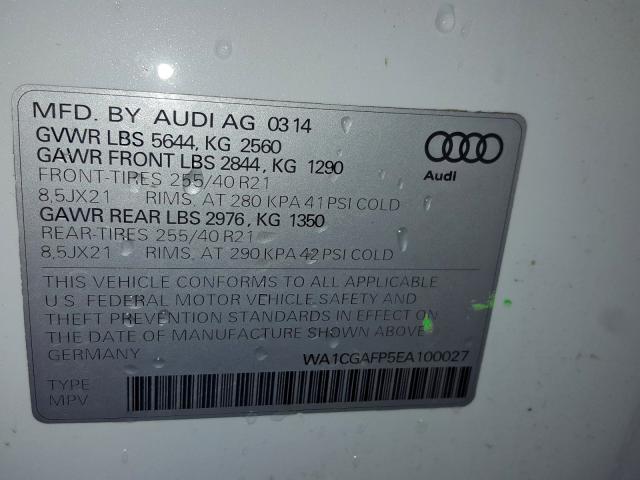 Photo 9 VIN: WA1CGAFP5EA100027 - AUDI SQ5 PREMIU 