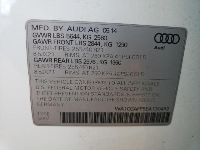 Photo 12 VIN: WA1CGAFP5EA130452 - AUDI SQ5 PREMIU 