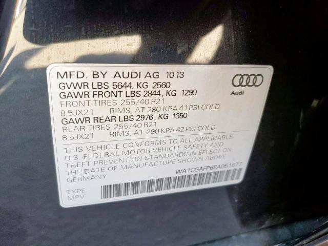 Photo 9 VIN: WA1CGAFP6EA051677 - AUDI SQ5 PREMIU 