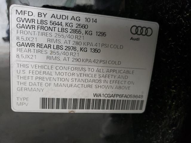 Photo 13 VIN: WA1CGAFP6FA059649 - AUDI SQ5 PREMIU 