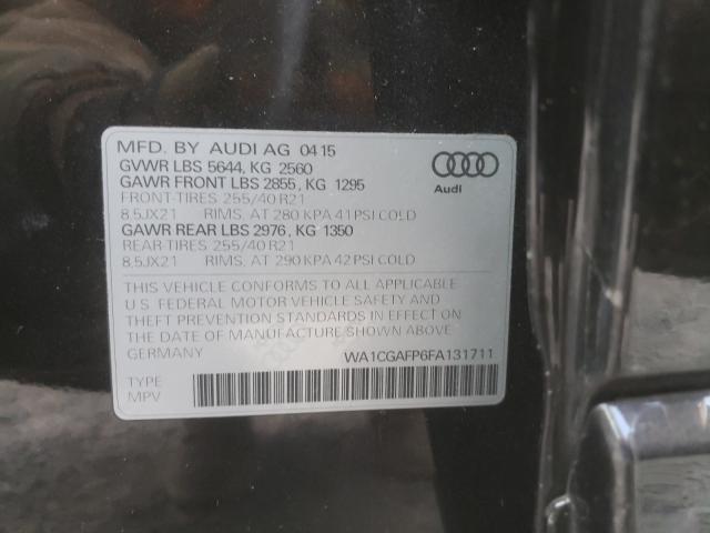 Photo 9 VIN: WA1CGAFP6FA131711 - AUDI SQ5 PREMIU 