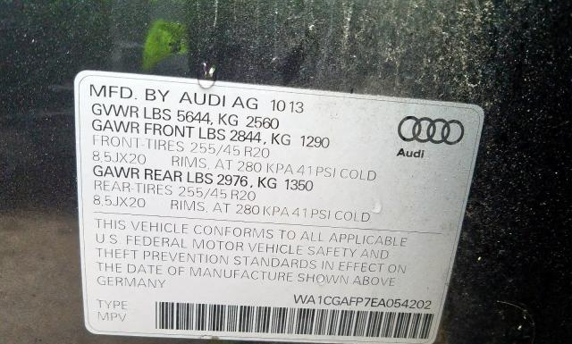 Photo 9 VIN: WA1CGAFP7EA054202 - AUDI SQ5 