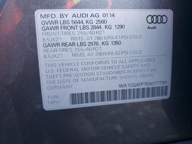 Photo 12 VIN: WA1CGAFP7EA077799 - AUDI SQ5 PREMIU 