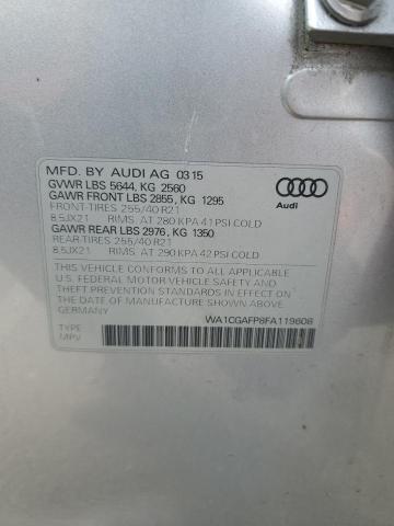 Photo 11 VIN: WA1CGAFP8FA119608 - AUDI SQ5 